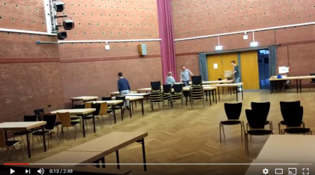 Aufbau grosser Saal